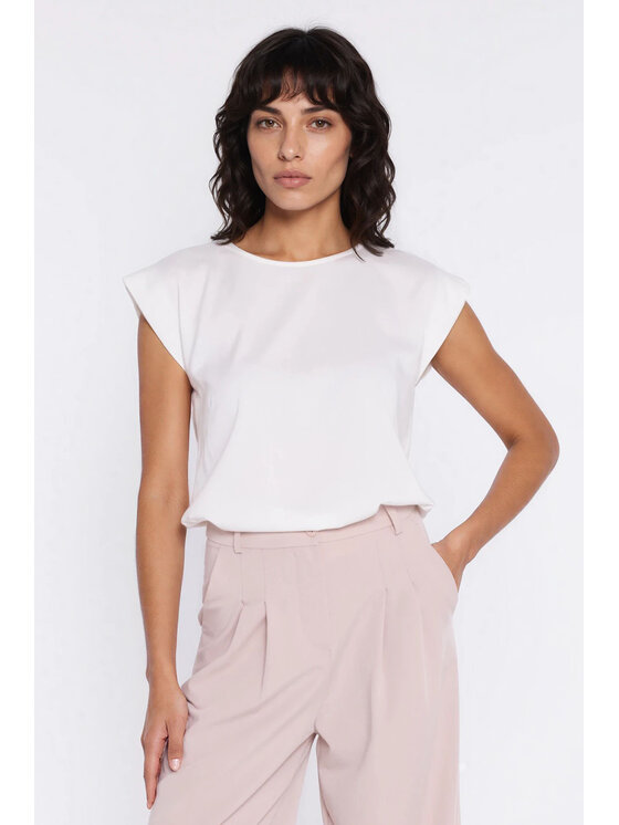 NIFE NIFE Halenka B222 Krémová Regular Fit