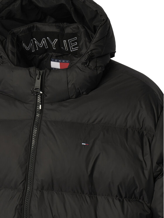 Tommy Jeans Tommy Jeans Pehelykabát Essential DM0DM19786 Fekete Regular Fit