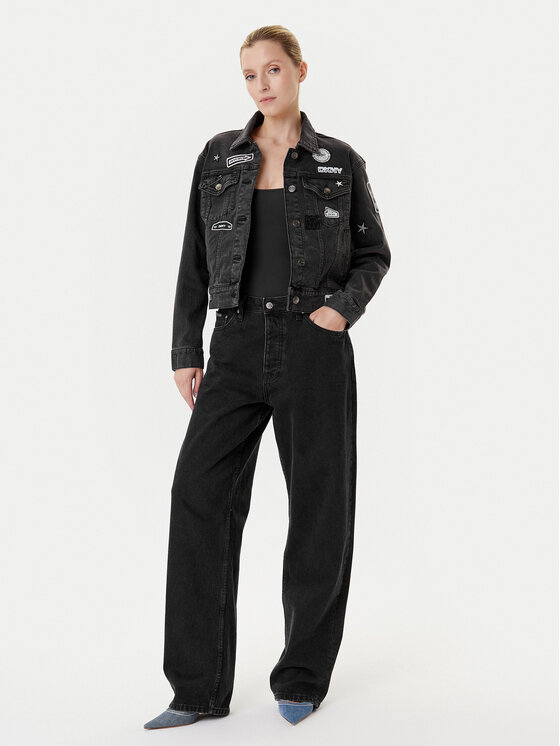DKNY DKNY Traper jakna P5GCYC72 Siva Regular Fit