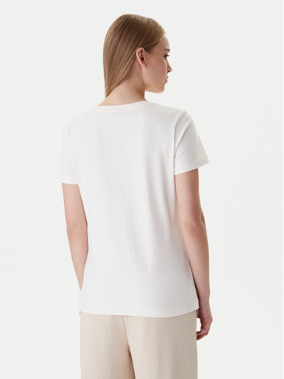 Guess Guess T-Shirt V3BI11 J1314 Εκρού Regular Fit