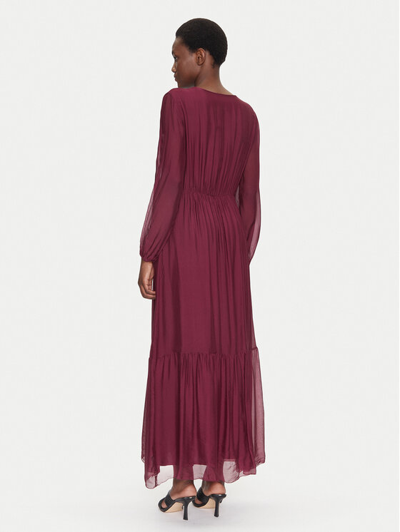 Dixie Dixie Rochie de vară A207W050 Vișiniu Regular Fit