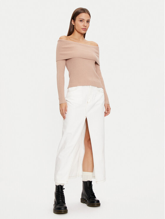 ONLY ONLY Kampsun Katia 15311830 Beež Regular Fit