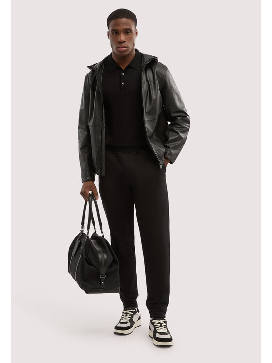 Trussardi Trussardi Spodnie materiałowe P8018000073N033 Czarny Regular Fit