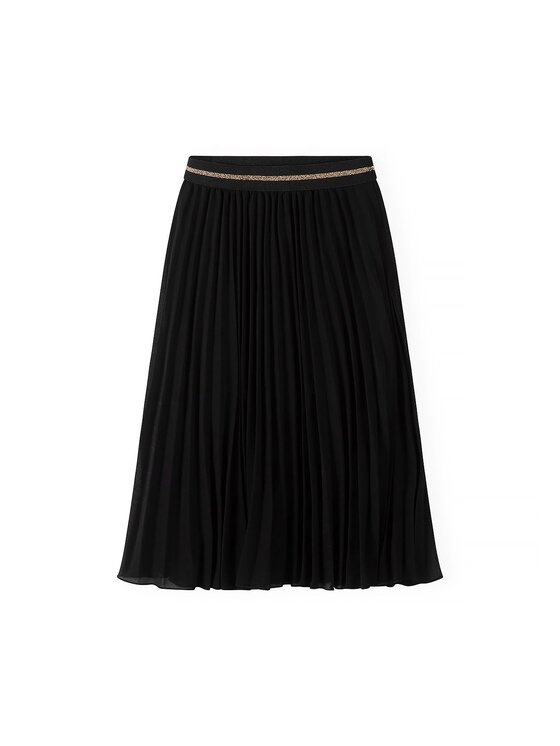 minoti minoti Spódnica plisowana 32SKIRT150 Czarny Regular Fit