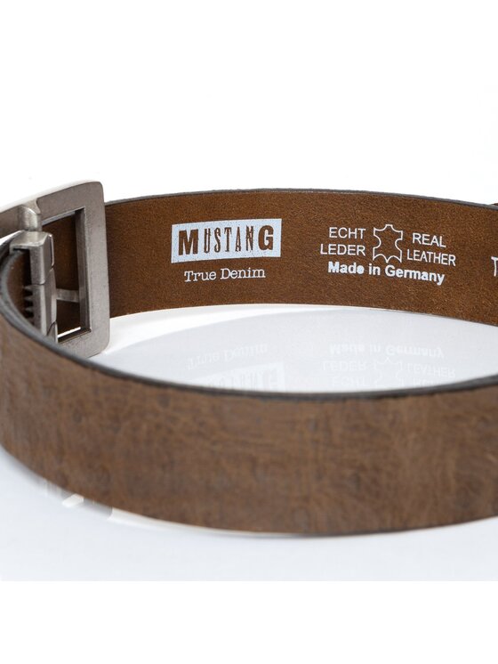 Mustang Mustang Pasek Męski BELT Brązowy