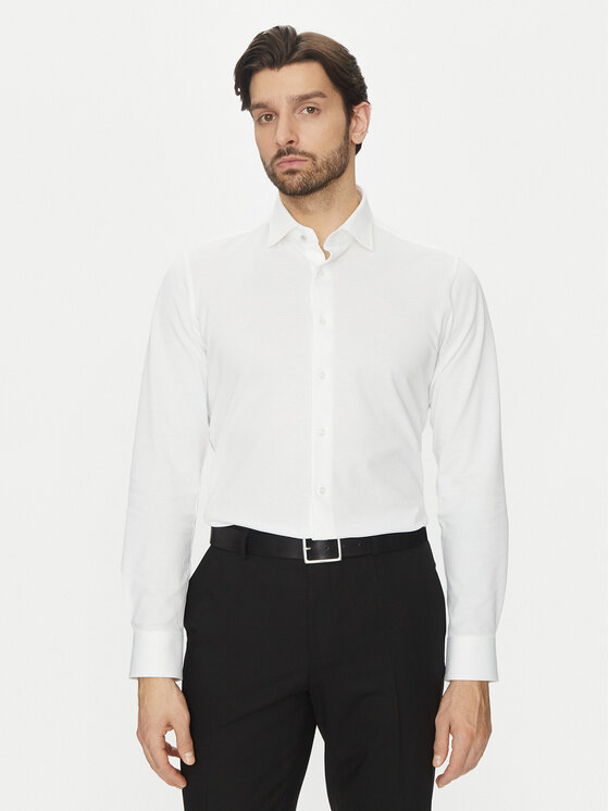 Michael Kors Michael Kors Сорочка MD0MD91392 Білий Slim Fit
