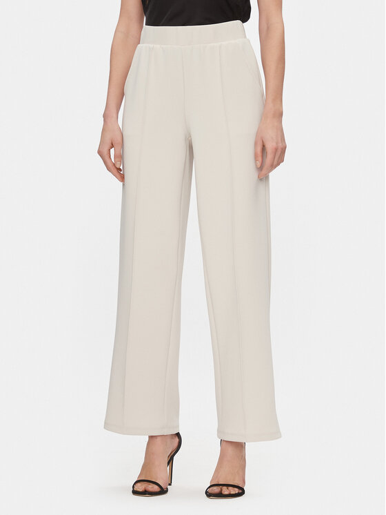 Vero Moda Hlače 10296830 Écru Relaxed Fit