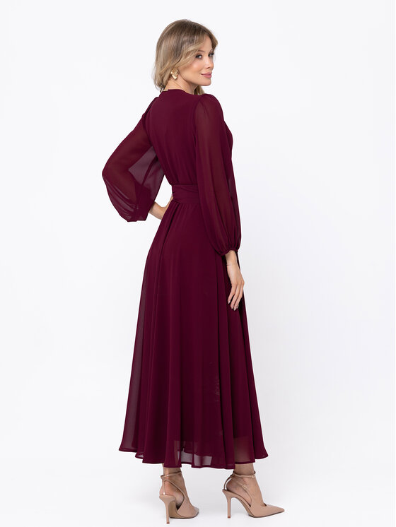 LIDIA KALITA LIDIA KALITA Sukienka wieczorowa Sydney Czerwony Long Fit