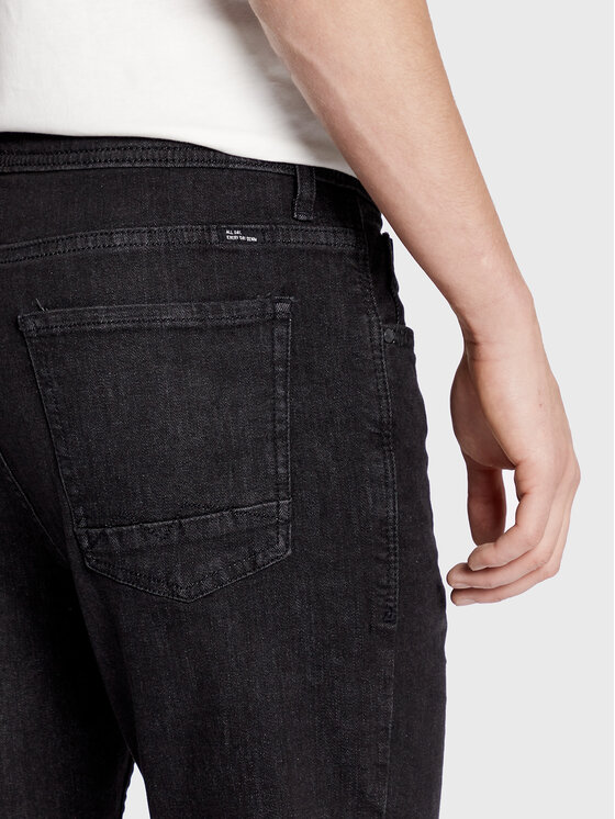 Blend Blend Džinsai Jet 20712999 Juoda Slim Fit