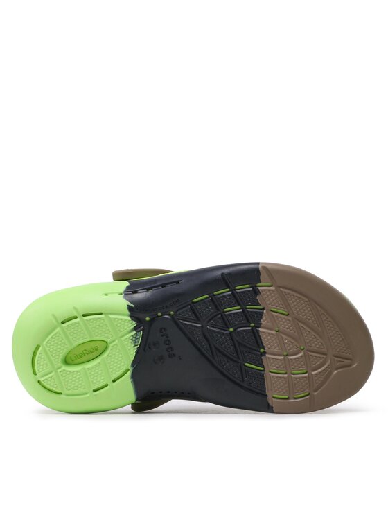 Crocs Klapki Literide 360 Ombre 208281 Khaki | Modivo.pl