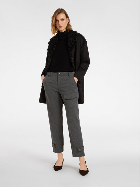 Elena Mirò Elena Mirò Pantaloni di tessuto P171P000374N023 Grigio Regular Fit