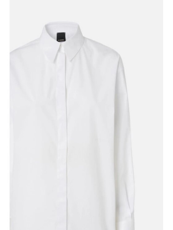 PINKO PINKO Πουκάμισο Bridport 1 Λευκό Regular Fit