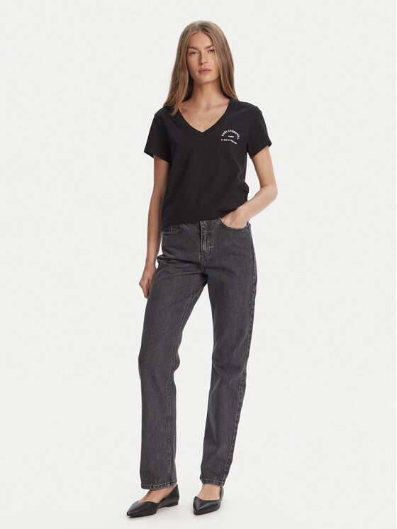 KARL LAGERFELD KARL LAGERFELD T-särk A3W17104 Must Regular Fit