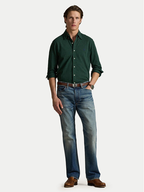 Polo Ralph Lauren Polo Ralph Lauren Πουκάμισο 710654408082 Πράσινο Regular Fit