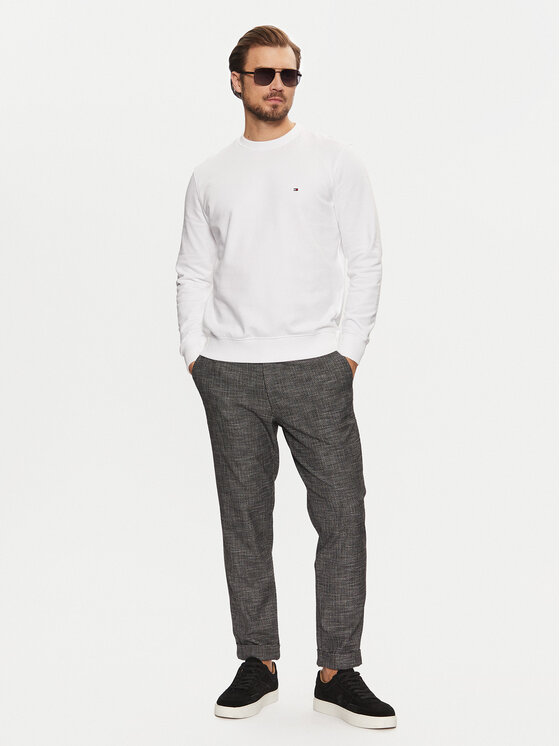 Tommy Hilfiger Tommy Hilfiger Mikina Essential MW0MW37237 Bílá Regular Fit