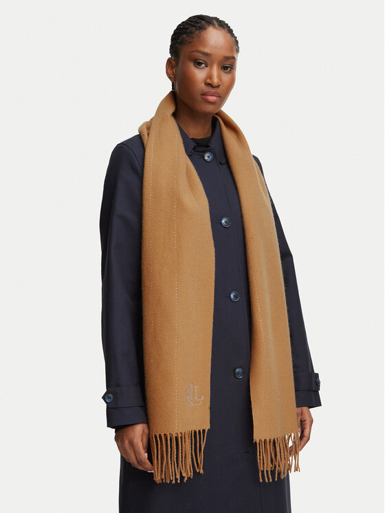 LAUREN RALPH LAUREN LAUREN RALPH LAUREN Κασκόλ 454P04453004 Ανοιχτό καφέ