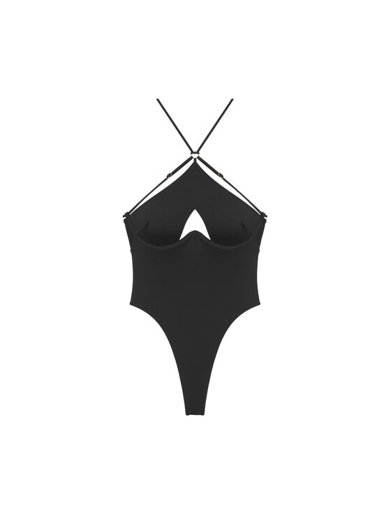 Perilla Perilla Strój kąpielowy Heartbreaker Swim Czarny