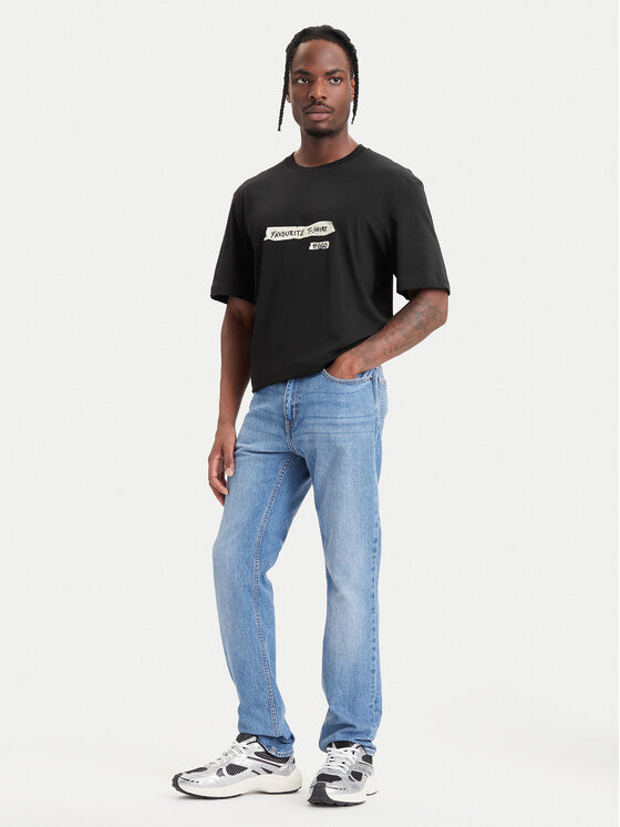 HUGO HUGO T-Shirt Naxter 50570028 Czarny Regular Fit