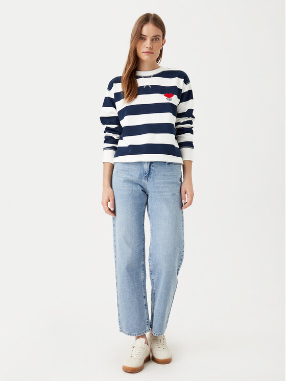 JDY JDY Felpa Boogie 15320335 Blu scuro Loose Fit
