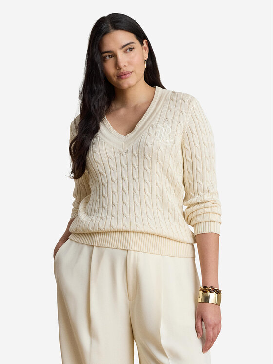 LAUREN RALPH LAUREN LAUREN RALPH LAUREN Пуловер 200888795011 Кремав Relaxed Fit