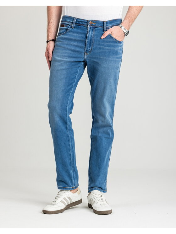 Wrangler Wrangler Jeansy TEXAS SLIM Niebieski Slim Fit