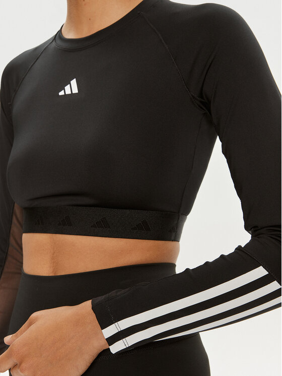 adidas adidas Koszulka techniczna Hyperglam Training IN6773 Czarny Slim Fit
