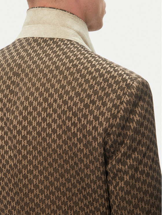 KARL LAGERFELD KARL LAGERFELD Піджак 155106 552115 Коричневий Slim Fit