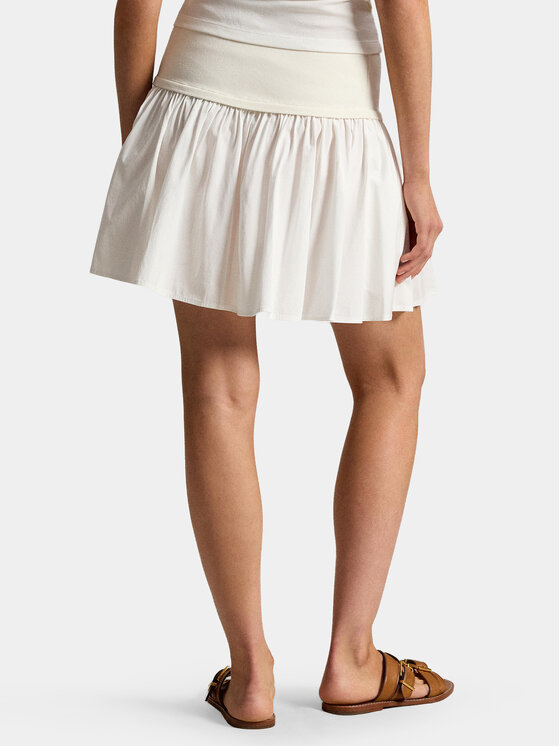 Polo Ralph Lauren Polo Ralph Lauren Mini suknja 211A12965002 Bijela Regular Fit