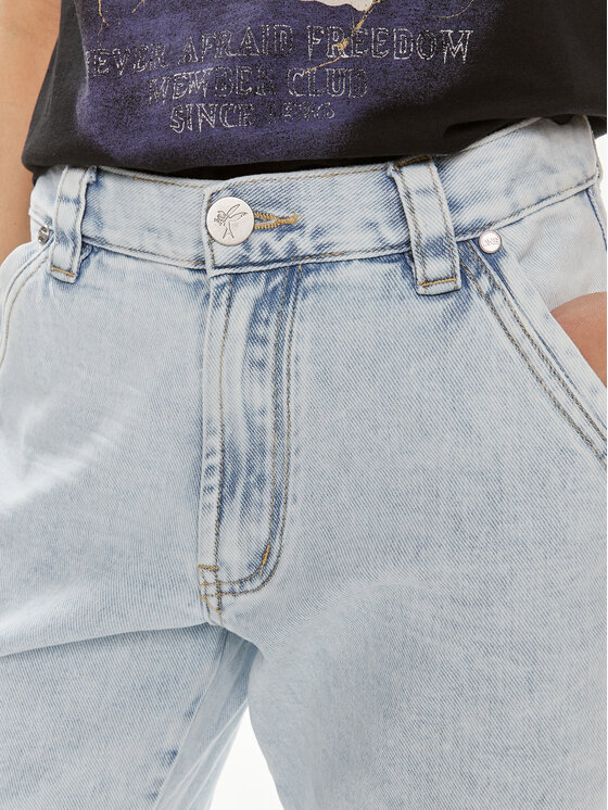 One Teaspoon One Teaspoon Jeansy Luna 26256 Niebieski Relaxed Fit
