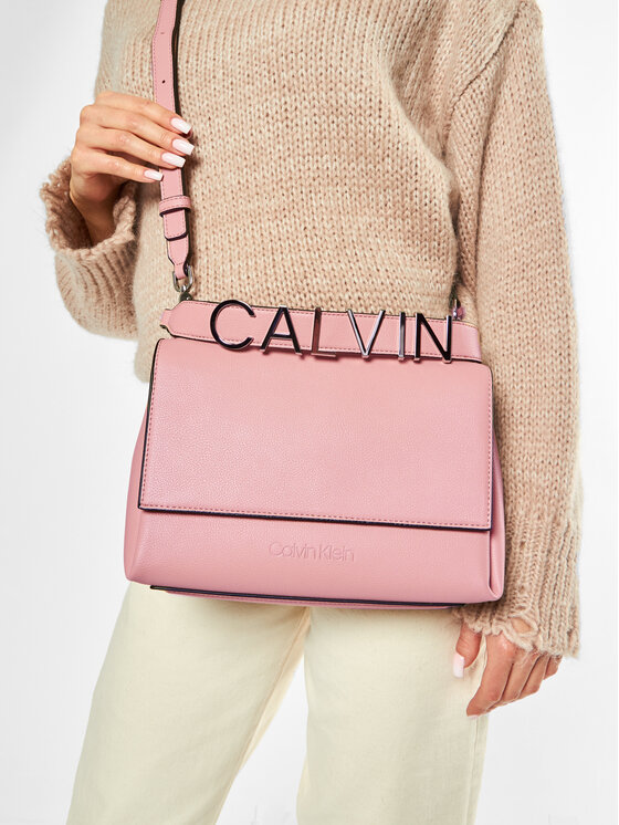 calvin klein flap shoulder bag