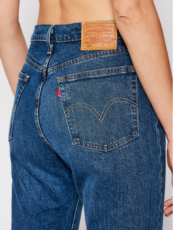 Levi's® Levi's® Jeansy 501® Crop 36200-0157 Niebieski Cropped Fit