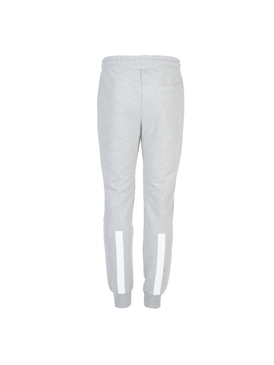 Les Hommes Les Hommes Kalhoty z materiálu UHJ100-752U | Jogging Šedá Slim Fit