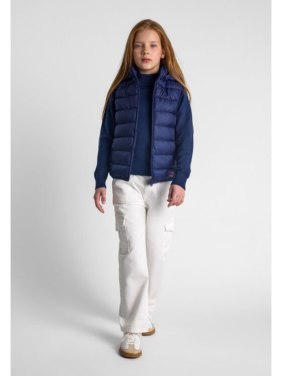 minoti minoti Kamizelka 18GILET 2 Granatowy Regular Fit