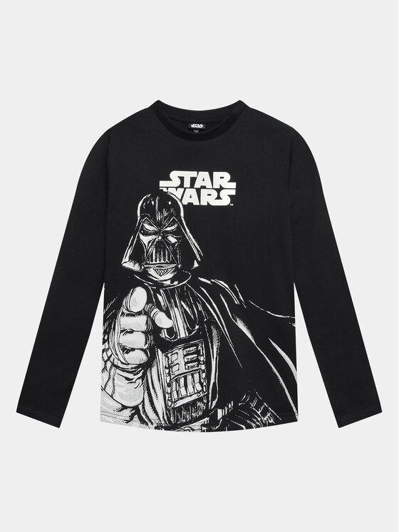 OVS Majica STAR WARS 1891923 Crna Regular Fit