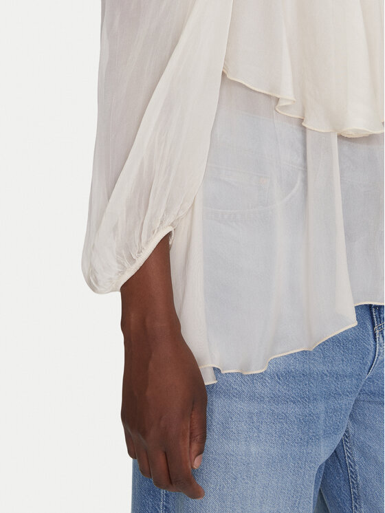 Dixie Dixie Топ C207W020A Écru Regular Fit