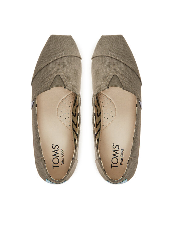 Toms Toms Туфлі Alpargata Classic 10021903 Сірий