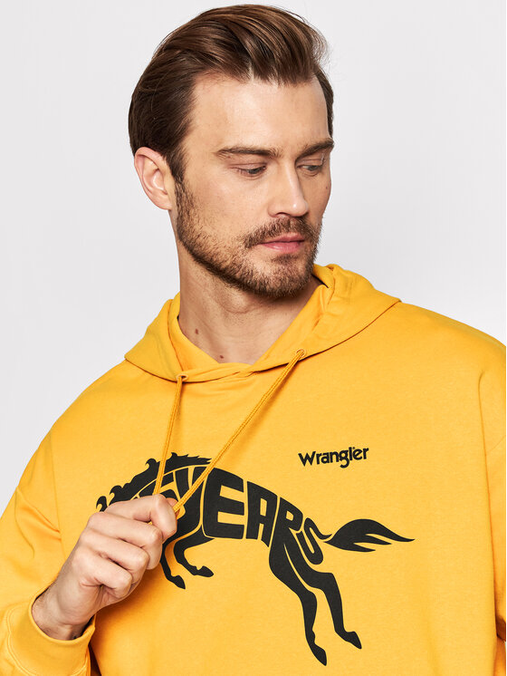 Wrangler Wrangler Felpa 75th Anni W645HTY23 112146186 Giallo Regular Fit