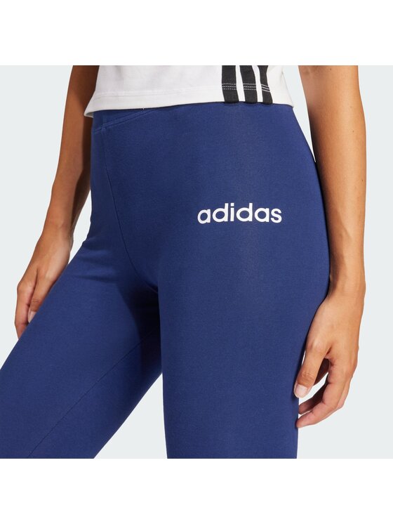 adidas adidas Legginsy Essentials Linear JD3155 Granatowy Slim Fit