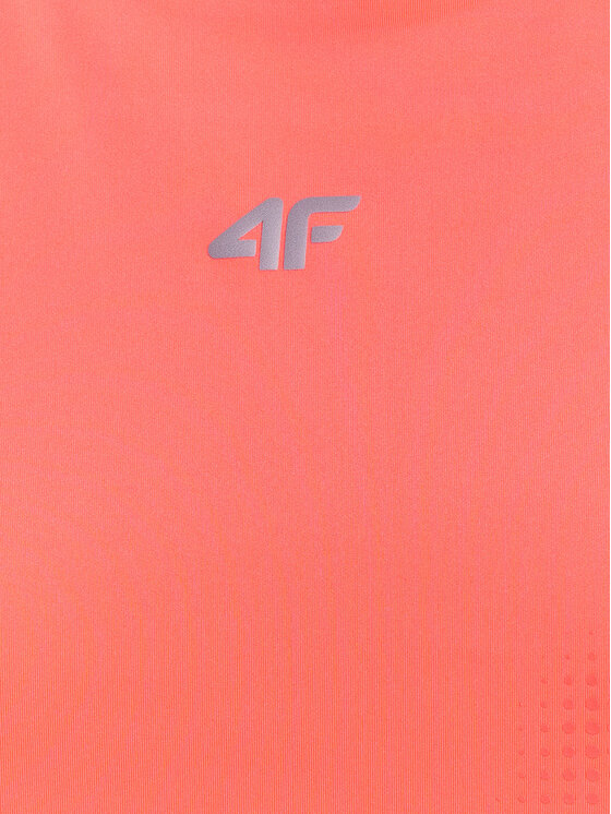 4F 4F Koszulka techniczna JOY MOTION Czerwony Slim Fit