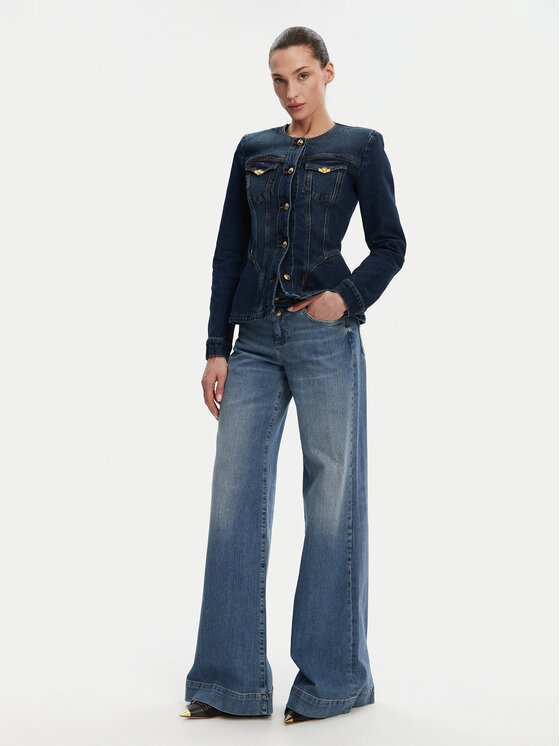 Versace Jeans Couture Versace Jeans Couture Jeansy 78HAB561 Niebieski Wide Leg