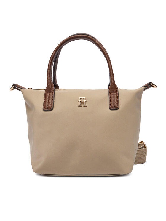Tommy Hilfiger Tommy Hilfiger Ročna torba Popette Mini Tote AW0AW17709 Rjava