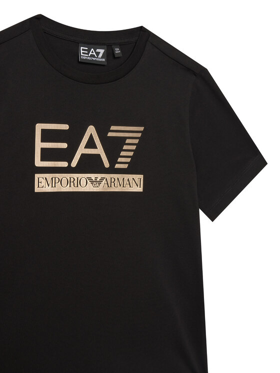 EA7 Emporio Armani EA7 Emporio Armani T-shirt 7B000350 AF10375 MC004 Crna Regular Fit