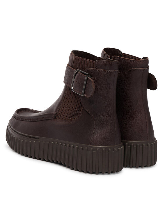 Clarks Clarks Čizme Torhill Buckle 26327987 Smeđa