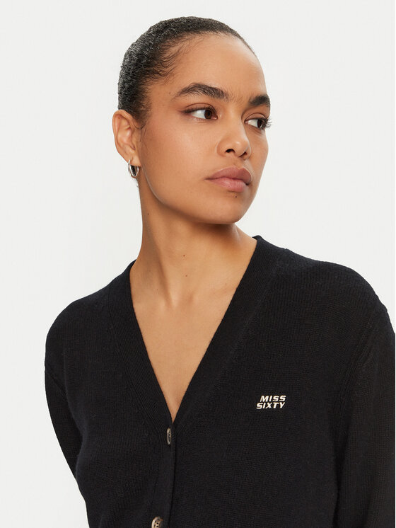 Miss Sixty Miss Sixty Kardigán 6L3RJ3990000 Fekete Regular Fit