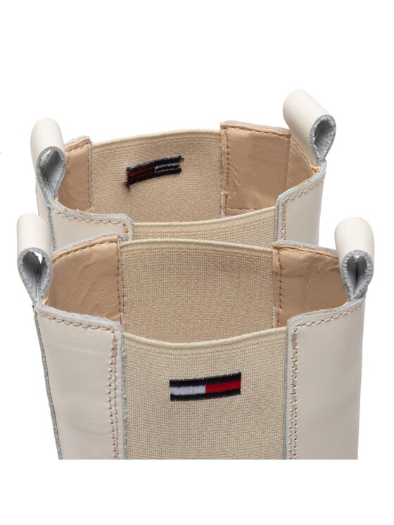 Tommy Jeans Tommy Jeans Klassische Stiefeletten Long Chelsea Boot EN0EN01990 Beige
