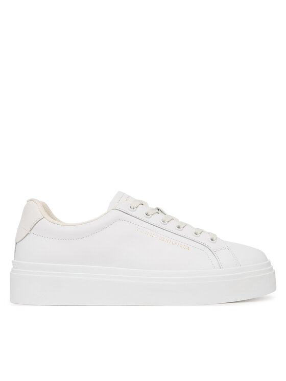Tommy Hilfiger Tommy Hilfiger Sneakersy Chic Cupsole FW0FW09107 Bílá