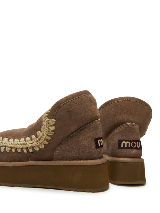 Mou Mou Śniegowce Mini Eskimo Platform Boot FW681000A Brązowy