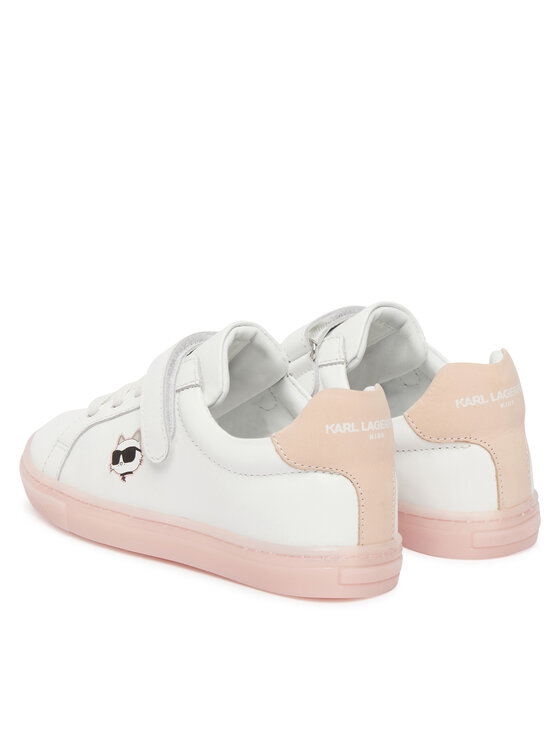 KARL LAGERFELD KARL LAGERFELD Laisvalaikio batai Z31184 S Balta
