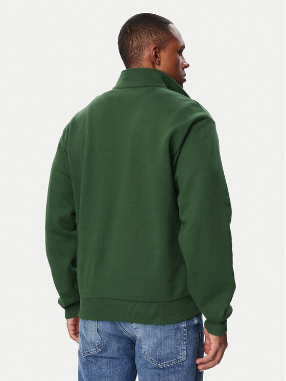 Lacoste Lacoste Суитшърт SH8866 Тъмнозелен Regular Fit