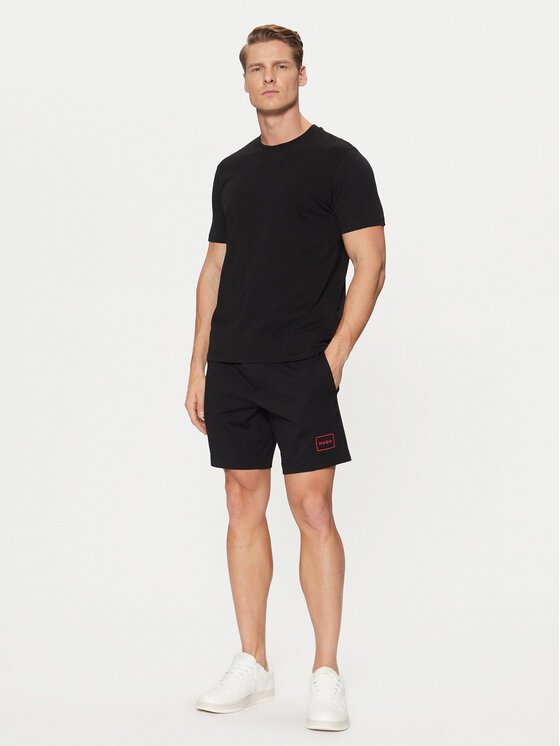 HUGO Hugo Szorty sportowe 50525247 Czarny Regular Fit